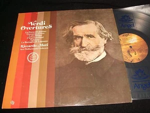 VERDI OVERTURES<>RICCARDO MUTI<>Lp VINYL~Canada Pressing~QUAD ANGEL SQ S-37407 - Picture 1 of 2
