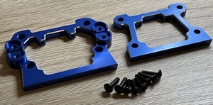 CNC ALLOY FRONT BULKHEAD SET For Duratrax Firehammer Smartech Carson FG 1/5 RC - Picture 1 of 3