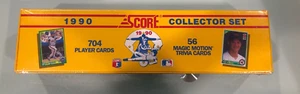 Juego de tarjetas de béisbol 1990 con puntaje de fábrica de novato sellado de fábrica y tarjetas intercambiadas - Imagen 1 de 2