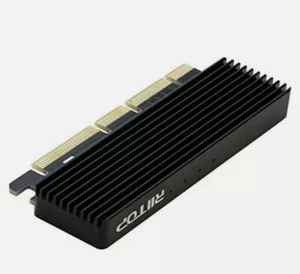 RIITOP NVMe Adapter M.2 PCIe SSD to PCI-e x4/x8/x16 Converter Card with Heat for - Picture 1 of 1