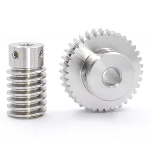 0.8M/1M Stainless Steel Worm Gear Ratio 15/20/25/30/40/50 Worm Gear - Picture 1 of 82