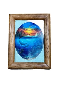 Impresión de arte oceánico Shangri La Whale por David C. Miller Sea Cove Galería enmarcada - Imagen 1 de 3