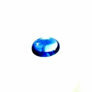Blauer Saphir Oval Cabochon Edelstein 1,73 Karat 7,4 mm x 8,1 mm - Bild 1 von 7