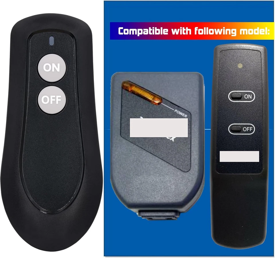 Replacement for Dimplex Electric Fireplace Plug-In Remote Control and Receiver A - Image 1 of 4