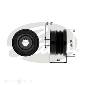 Gates Alternator Pulley - OAP7062 - Picture 1 of 1