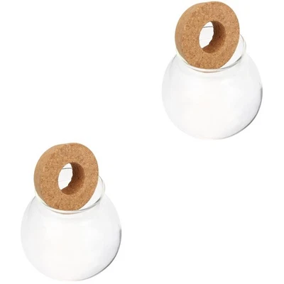  Vaso idroponico in vetro 2 pezzi pianta idroponica contenitore pianta da tavolo - Immagine 1 di 4