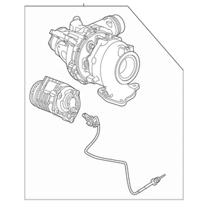 Turbocompresor genuino 40009289 - Imagen 1 de 2