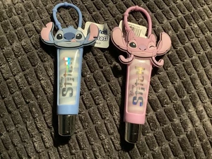 BNWT New Sealed Official Disney Stitch & Angel Lip Gloss & Holder Set - 2 x 14ml - Picture 1 of 6