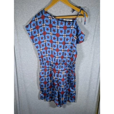 Scotch Soda Romper Womens XS The Poolside Red White Blue Casual Geometric - Image 1 of 4