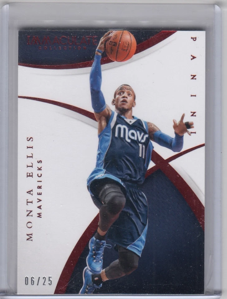 2014-15 Monta Ellis Panini Rojo Inmaculado Paralelo/25 - #10 Dallas Mavericks Foto 1 de 1