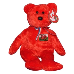 Ty Beanie Baby Gales - MWMT (oso con bandera exclusivo del país de Gales 2001) - Imagen 1 de 1