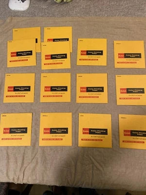 14 Kodak Color Printing Gelatin Filter 5" Square Set, New Old Stock Rare 1970's - Image 1 of 4