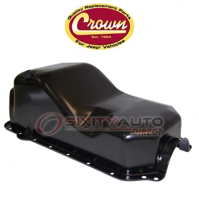 Crown Automotive Engine Oil Pan for 1970 Jeep J-3500 - Cylinder Block  xq Foto 1 de 4
