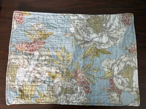 Two Standard Quilted Pillow Shams with Tie Closure - Picture 1 of 6