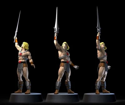 ¡Kit modelo estatua escultura resina He-Man opciones de tamaño! Sin pintar/sin montar Foto 1 de 4