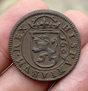 Moneda 8 Maravedis 1607 Segovia. FELIPE III. SC-  Escasa Así - Imagen 1 de 7