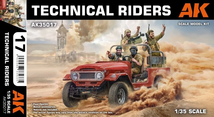 AK AK35017 1/35 Technical Riders - Immagine 1 di 1