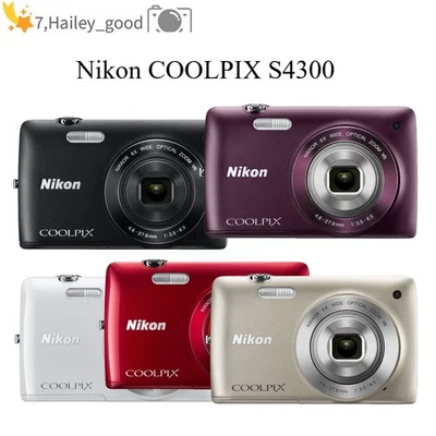 Nikon COOLPIX S4300 Digital Camera 16MP 6x Optical Zoom Scene Auto Selector - Image 1 of 4