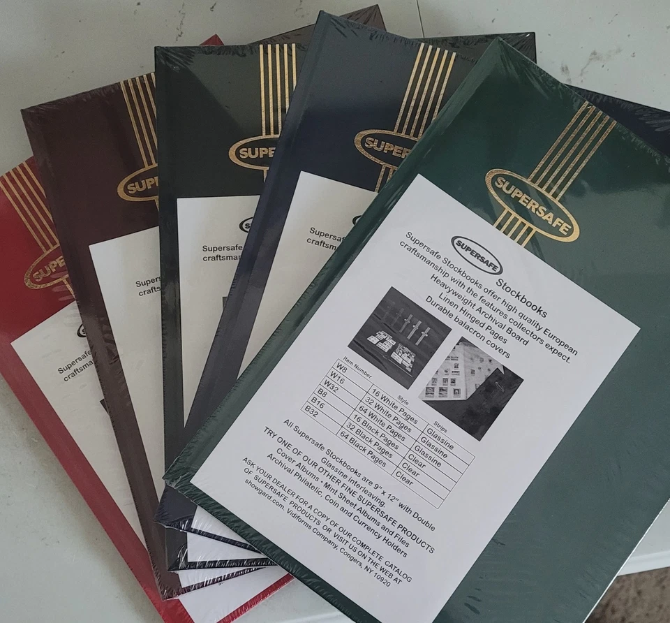 Supersafe запас книга 16-64 белый или черный страницы различных цветов 9 «x 12» - Изображение 1 из 1