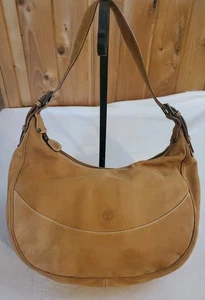 Timberland Damen hellbraun Wildleder Leder Schultertasche Hobo Umhängetasche weiche Qualität Neu! - Bild 1 von 15