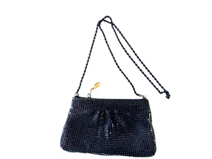 Women's Navy Shoulder Evening Bag - Picture 1 of 7