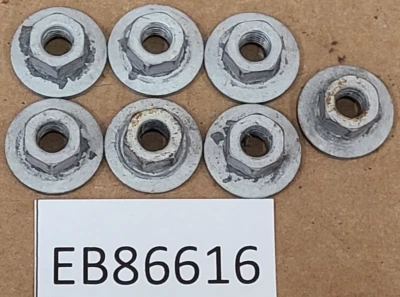 OEM 2010-2018 Dodge Ram 2500 3500 DOOR HINGE TO DOOR MOUNTING HARDWARE NUTS (7) - Image 1 of 4