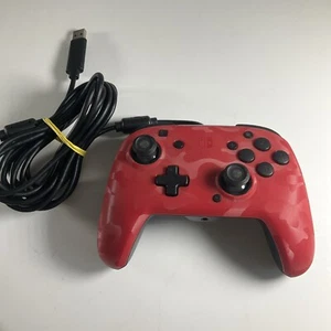 PDP Nintendo Controller Switch Cablato - Rosso Mimetico - Foto 1 di 6
