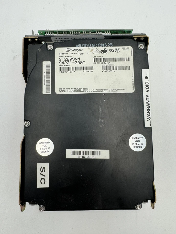 Seagate ST2209NM - 200MB 50-PIN SCSI 5.25" Hard Drive Tested Works - Image 1 of 4