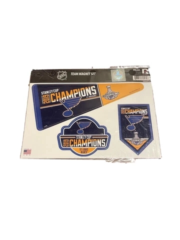 2019 St Louis Blues Team Magnet Set Stanley Cup Champions Cover