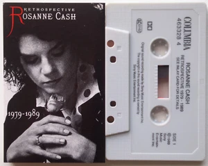 ROSANNE CASH - RETROSPECTIVE 1979-1989 (COLUMBIA 4633284) 1989 EUROPE CASSETTE - Picture 1 of 3