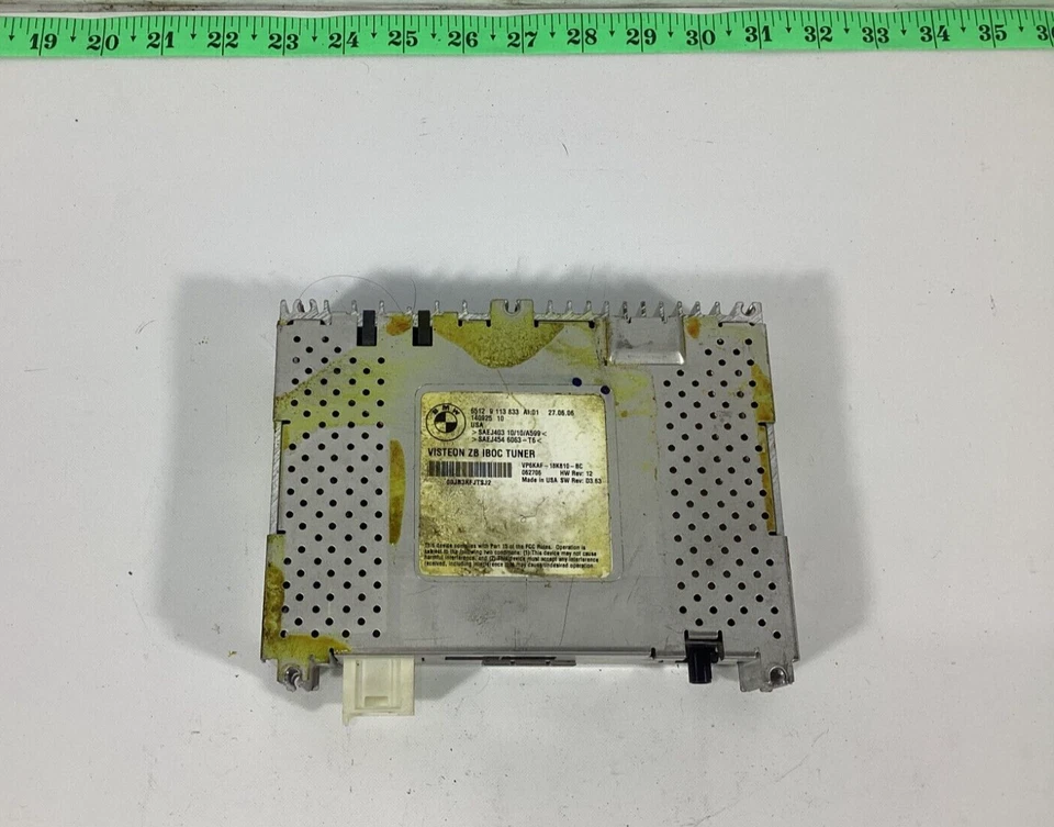 BMW 750I E65 2006-2008 Visteon ZB IBOC receptor de radio sintonizador módulo de control OEM Foto 1 de 4