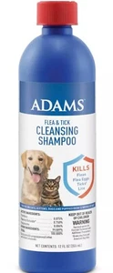 Flea & Tick Cleansing Shampoo for Cats and Dogs, 12 ounces - Picture 1 of 1