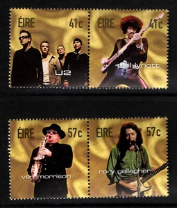 OPC 2002 Irlanda Rock Legends Set Sc#1435-1438a MNH 49503c - Foto 1 di 1