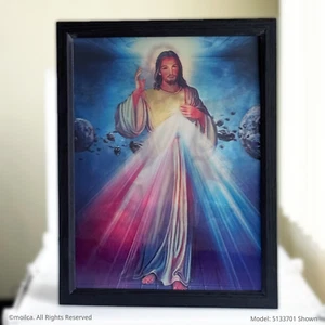 Divine Mercy 17" Catholic 3D Image, 3 in 1 | Divina Misericordia Image Catolica - Picture 1 of 4