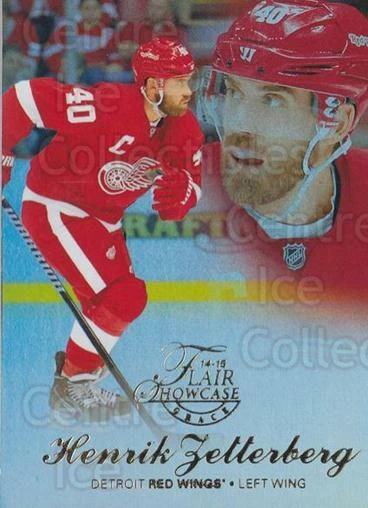 2014-15 Fleer Showcase Flair #39 Henrik Zetterberg - Image 1 of 1