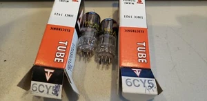 Matching Pair of NOS Triad Japan 6CY5 Vacuum Tubes Nice Japanese Quality - Picture 1 of 1
