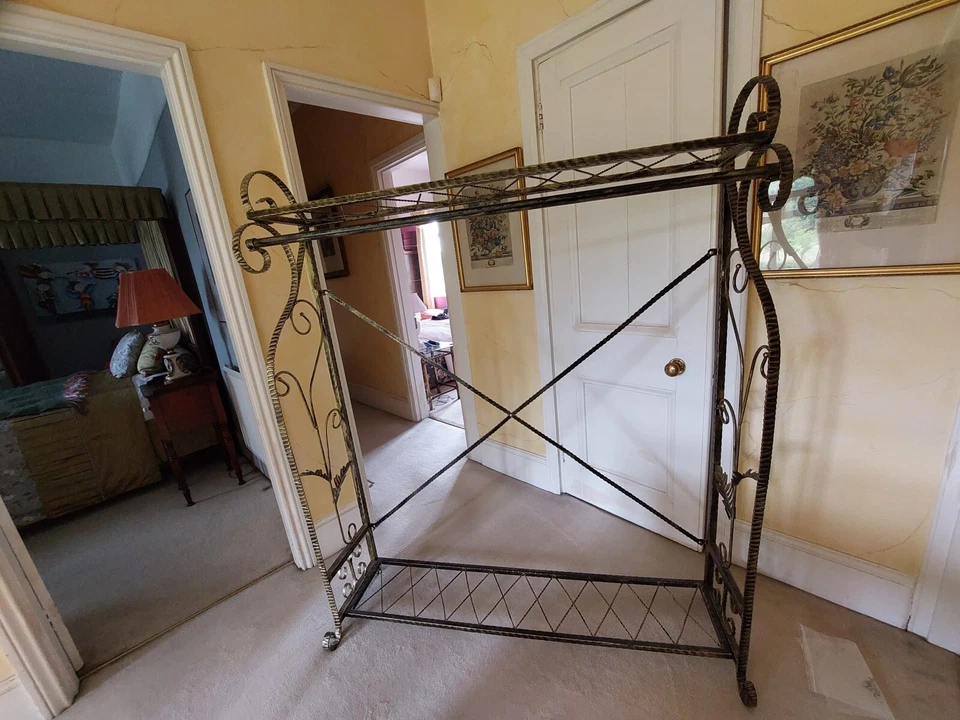 Beautiful Ornate Metal Clothes Rack for Hats Coats and Shoes - Image 1 of 4