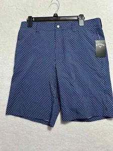 Callaway Men's Golf 32W Opti-Dri Gray Blue Polyester Blend Shorts NEW (C2) - Picture 1 of 6