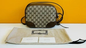 Gucci Bree Guccissima GG Leather / Canvas, 8 Card Slots, Shoulder Bag. New! - Picture 1 of 6