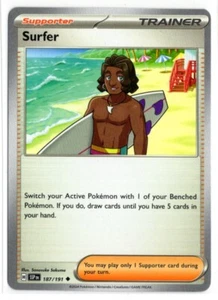 Pokemon Surging Sparks 187/191 Surfer - Picture 1 of 1