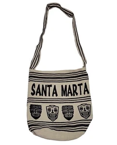 wayuu mochila crossbody bags Santa Marta 11 x 9 x 7" 1dc - Picture 1 of 7