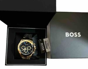 Hugo Boss HB1513340 Ikon Chronograph Mens Watch - Gold