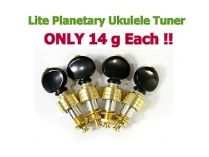 Ukulele Lite Planetary Tuning Pegs Tuner Gold Plated Surface 128G-UB - Picture 1 of 5