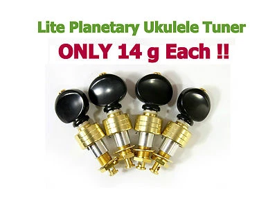 Ukulele Lite Planetary Tuning Pegs Tuner Gold Plated Surface 128G-UB - Image 1 of 4