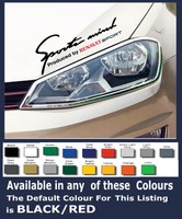 Sports Mind Renault Sport Car Sticker/Decals x 2