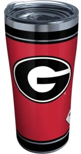Georgia Bulldogs 30oz Tervis Stainless Steel Tumbler with Lid-Insulated-New - Picture 1 of 4