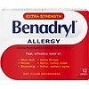 BENADRYL Allergy Relief Extra Strength Medicine 12 Caplets 062600262035 - Image 1 of 1