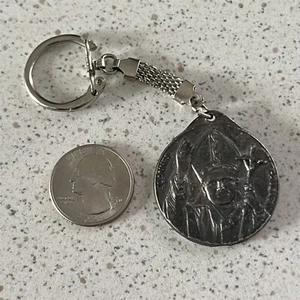 Joannes Paulus II Pope John Paul St Christopher Souvenir Keychain Key Ring 47001 - Picture 1 of 2