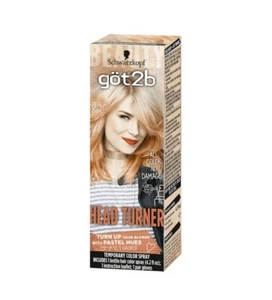 GOT2B Head Turner Temporary Color Spray Pastel Hues, PEACH BABE NIB - Picture 1 of 2
