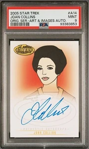 Star Trek Animated A14 Joan Collins Edith Keeler Card AUTO Autograph PSA 9 Mint - Picture 1 of 2